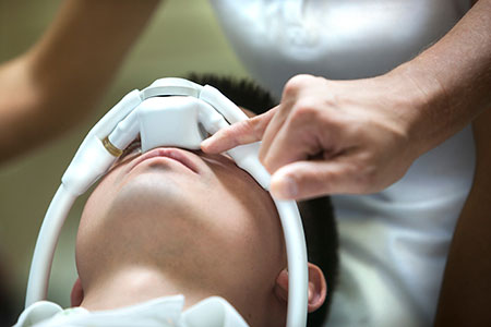 a pediatric dental patient receiving nitrous oxide