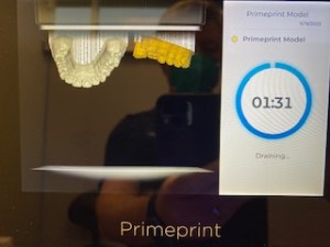 3D print machine screen
